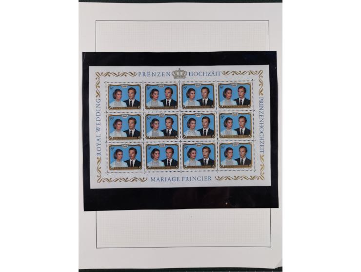 1945/98, mint never hinged, in the main catalogue numbers apparently complete collection, good condition, in two hingeless al