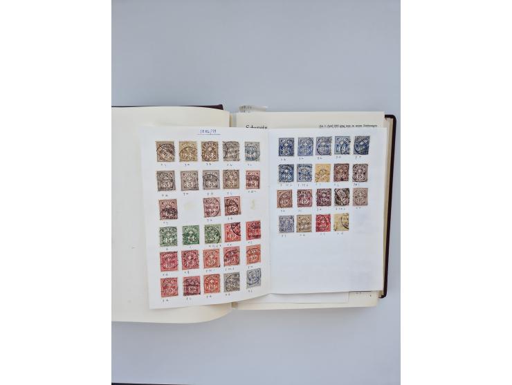 1850/1990, meist gestempelte und teils postfrische Sammlung ab Strubel und Helvetia, dabei u.a. Bl. 2 gestempelt, Bl. 5 postf