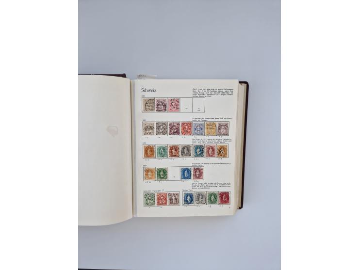 1850/1990, meist gestempelte und teils postfrische Sammlung ab Strubel und Helvetia, dabei u.a. Bl. 2 gestempelt, Bl. 5 postf