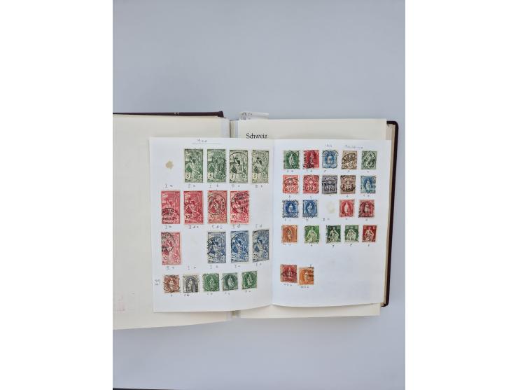 1850/1990, meist gestempelte und teils postfrische Sammlung ab Strubel und Helvetia, dabei u.a. Bl. 2 gestempelt, Bl. 5 postf