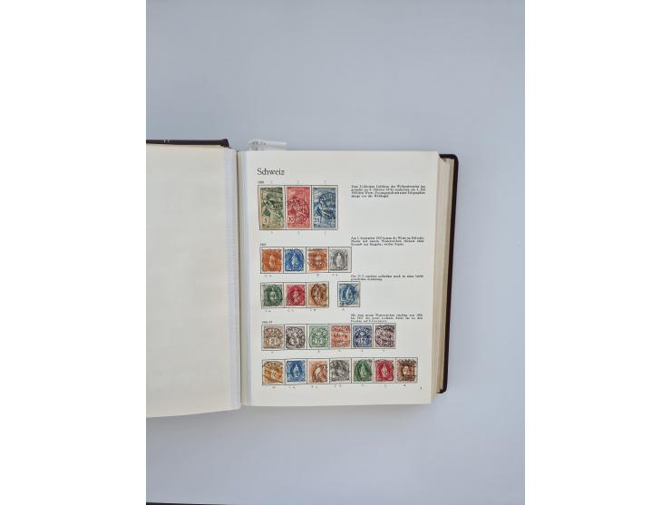 1850/1990, meist gestempelte und teils postfrische Sammlung ab Strubel und Helvetia, dabei u.a. Bl. 2 gestempelt, Bl. 5 postf