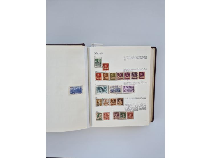 1850/1990, meist gestempelte und teils postfrische Sammlung ab Strubel und Helvetia, dabei u.a. Bl. 2 gestempelt, Bl. 5 postf