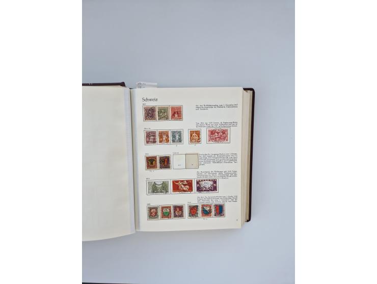 1850/1990, meist gestempelte und teils postfrische Sammlung ab Strubel und Helvetia, dabei u.a. Bl. 2 gestempelt, Bl. 5 postf