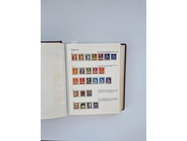 1850/1990, meist gestempelte und teils postfrische Sammlung ab Strubel und Helvetia, dabei u.a. Bl. 2 gestempelt, Bl. 5 postf