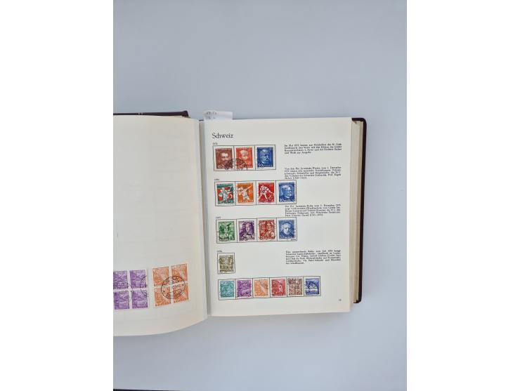 1850/1990, meist gestempelte und teils postfrische Sammlung ab Strubel und Helvetia, dabei u.a. Bl. 2 gestempelt, Bl. 5 postf