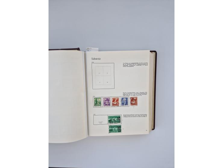 1850/1990, meist gestempelte und teils postfrische Sammlung ab Strubel und Helvetia, dabei u.a. Bl. 2 gestempelt, Bl. 5 postf