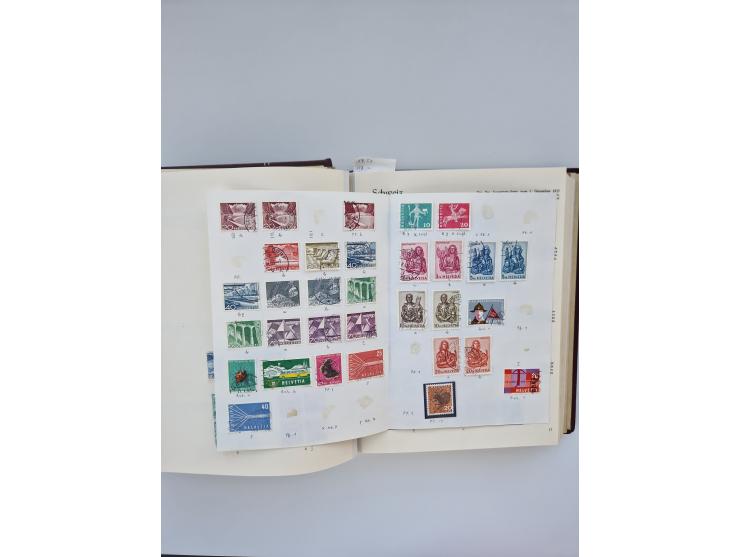 1850/1990, meist gestempelte und teils postfrische Sammlung ab Strubel und Helvetia, dabei u.a. Bl. 2 gestempelt, Bl. 5 postf