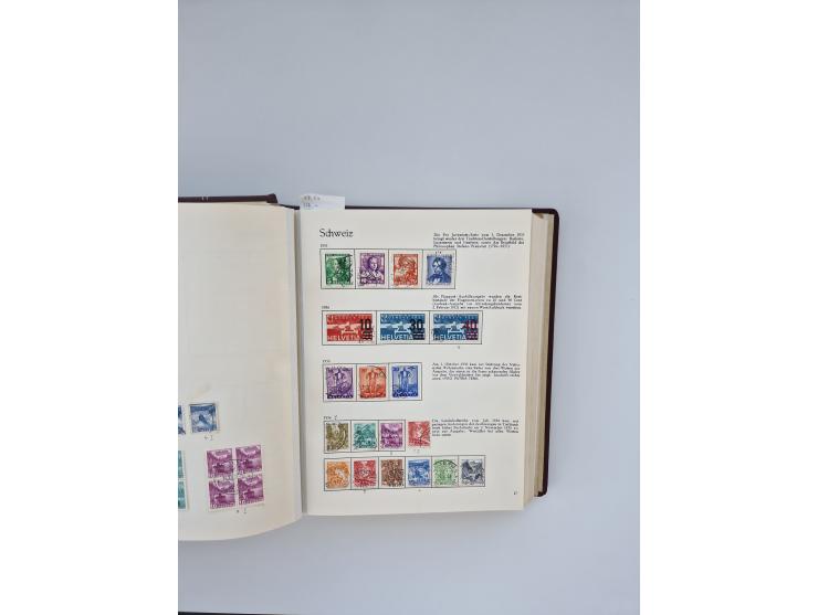 1850/1990, meist gestempelte und teils postfrische Sammlung ab Strubel und Helvetia, dabei u.a. Bl. 2 gestempelt, Bl. 5 postf