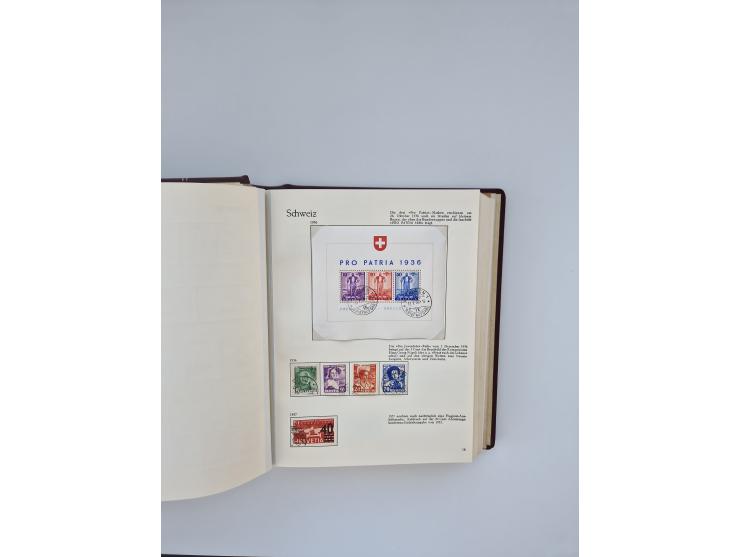 1850/1990, meist gestempelte und teils postfrische Sammlung ab Strubel und Helvetia, dabei u.a. Bl. 2 gestempelt, Bl. 5 postf