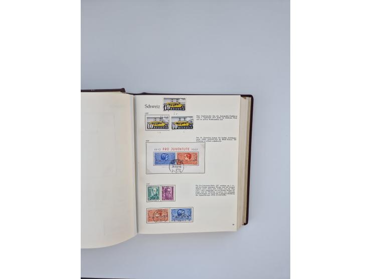 1850/1990, meist gestempelte und teils postfrische Sammlung ab Strubel und Helvetia, dabei u.a. Bl. 2 gestempelt, Bl. 5 postf