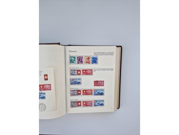 1850/1990, meist gestempelte und teils postfrische Sammlung ab Strubel und Helvetia, dabei u.a. Bl. 2 gestempelt, Bl. 5 postf