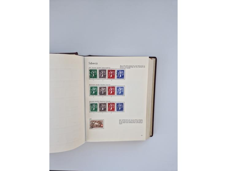 1850/1990, meist gestempelte und teils postfrische Sammlung ab Strubel und Helvetia, dabei u.a. Bl. 2 gestempelt, Bl. 5 postf