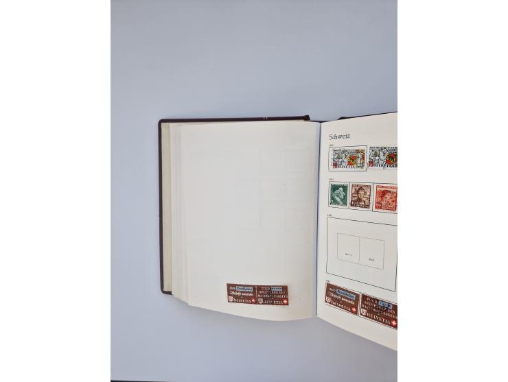 1850/1990, meist gestempelte und teils postfrische Sammlung ab Strubel und Helvetia, dabei u.a. Bl. 2 gestempelt, Bl. 5 postf