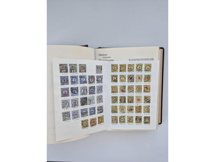 1850/1990, meist gestempelte und teils postfrische Sammlung ab Strubel und Helvetia, dabei u.a. Bl. 2 gestempelt, Bl. 5 postf