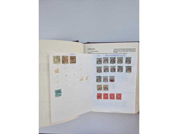 1850/1990, meist gestempelte und teils postfrische Sammlung ab Strubel und Helvetia, dabei u.a. Bl. 2 gestempelt, Bl. 5 postf
