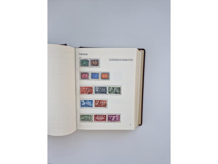 1850/1990, meist gestempelte und teils postfrische Sammlung ab Strubel und Helvetia, dabei u.a. Bl. 2 gestempelt, Bl. 5 postf