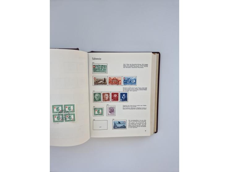 1850/1990, meist gestempelte und teils postfrische Sammlung ab Strubel und Helvetia, dabei u.a. Bl. 2 gestempelt, Bl. 5 postf
