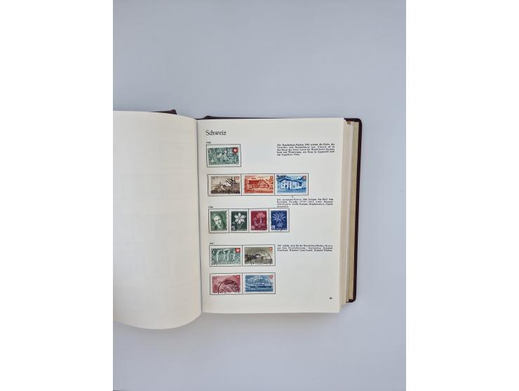 1850/1990, meist gestempelte und teils postfrische Sammlung ab Strubel und Helvetia, dabei u.a. Bl. 2 gestempelt, Bl. 5 postf