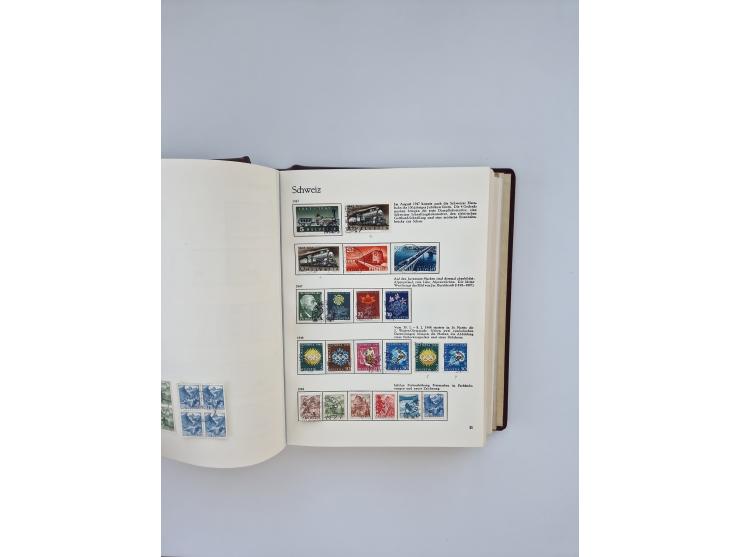 1850/1990, meist gestempelte und teils postfrische Sammlung ab Strubel und Helvetia, dabei u.a. Bl. 2 gestempelt, Bl. 5 postf