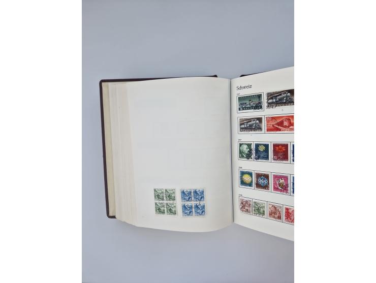 1850/1990, meist gestempelte und teils postfrische Sammlung ab Strubel und Helvetia, dabei u.a. Bl. 2 gestempelt, Bl. 5 postf