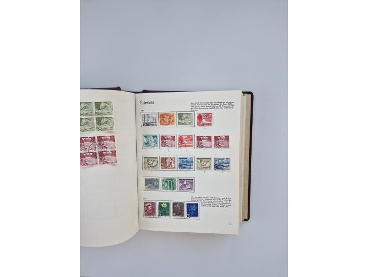 1850/1990, meist gestempelte und teils postfrische Sammlung ab Strubel und Helvetia, dabei u.a. Bl. 2 gestempelt, Bl. 5 postf