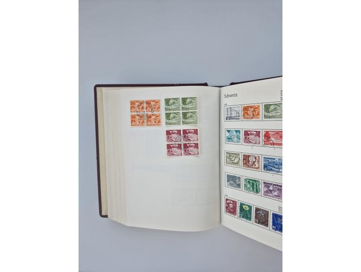 1850/1990, meist gestempelte und teils postfrische Sammlung ab Strubel und Helvetia, dabei u.a. Bl. 2 gestempelt, Bl. 5 postf