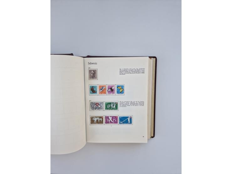1850/1990, meist gestempelte und teils postfrische Sammlung ab Strubel und Helvetia, dabei u.a. Bl. 2 gestempelt, Bl. 5 postf