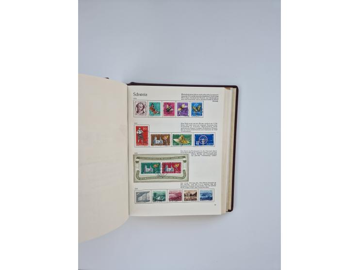1850/1990, meist gestempelte und teils postfrische Sammlung ab Strubel und Helvetia, dabei u.a. Bl. 2 gestempelt, Bl. 5 postf