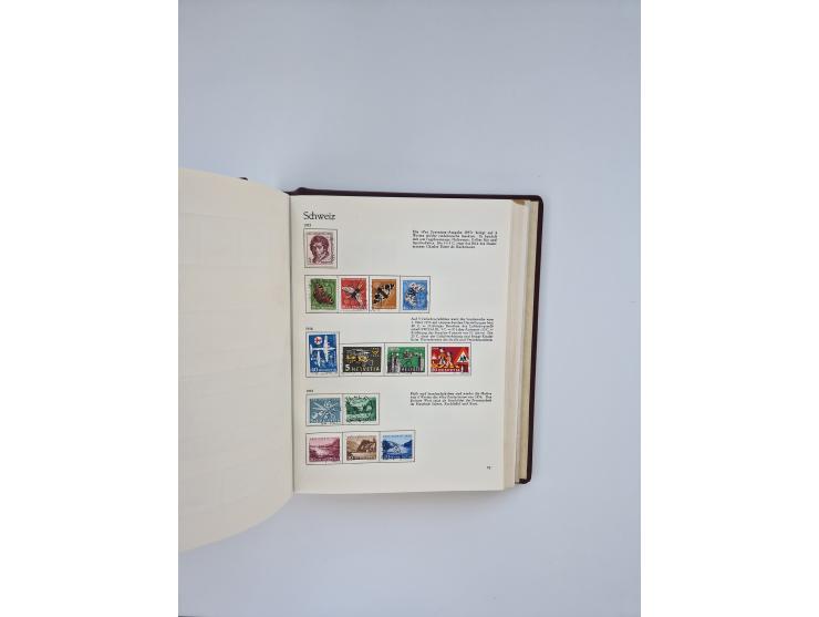 1850/1990, meist gestempelte und teils postfrische Sammlung ab Strubel und Helvetia, dabei u.a. Bl. 2 gestempelt, Bl. 5 postf