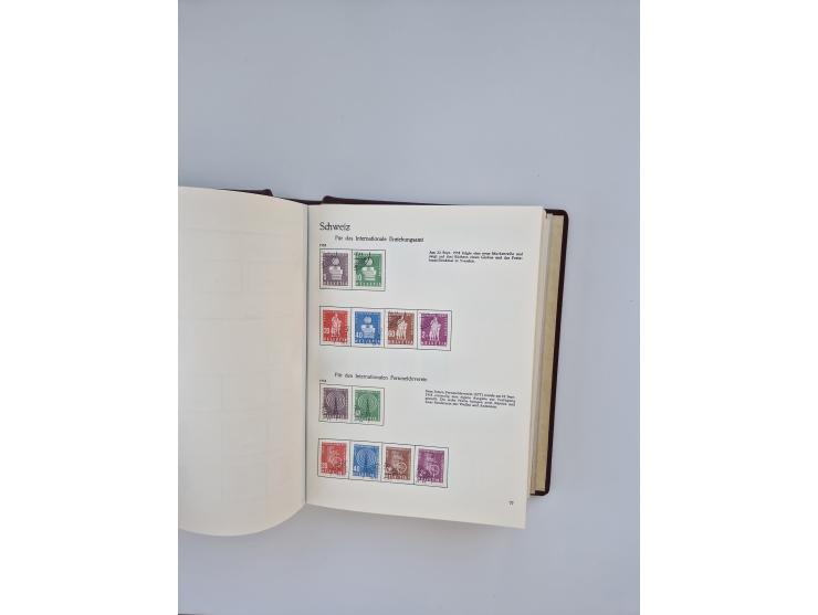 1850/1990, meist gestempelte und teils postfrische Sammlung ab Strubel und Helvetia, dabei u.a. Bl. 2 gestempelt, Bl. 5 postf
