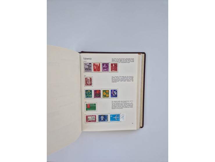 1850/1990, meist gestempelte und teils postfrische Sammlung ab Strubel und Helvetia, dabei u.a. Bl. 2 gestempelt, Bl. 5 postf