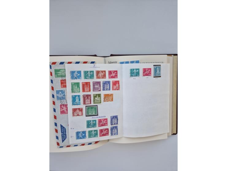 1850/1990, meist gestempelte und teils postfrische Sammlung ab Strubel und Helvetia, dabei u.a. Bl. 2 gestempelt, Bl. 5 postf