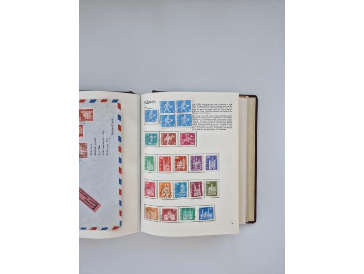 1850/1990, meist gestempelte und teils postfrische Sammlung ab Strubel und Helvetia, dabei u.a. Bl. 2 gestempelt, Bl. 5 postf