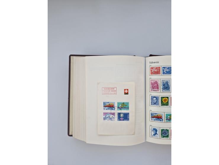 1850/1990, meist gestempelte und teils postfrische Sammlung ab Strubel und Helvetia, dabei u.a. Bl. 2 gestempelt, Bl. 5 postf