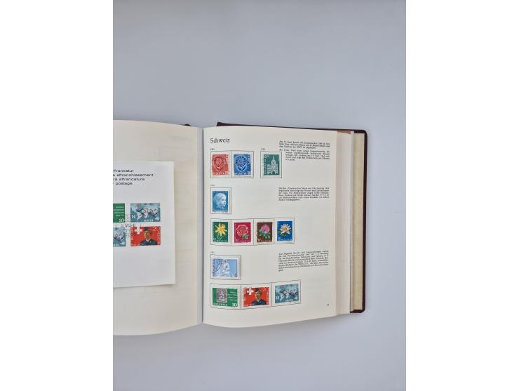 1850/1990, meist gestempelte und teils postfrische Sammlung ab Strubel und Helvetia, dabei u.a. Bl. 2 gestempelt, Bl. 5 postf