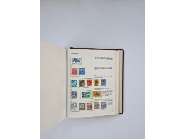 1850/1990, meist gestempelte und teils postfrische Sammlung ab Strubel und Helvetia, dabei u.a. Bl. 2 gestempelt, Bl. 5 postf