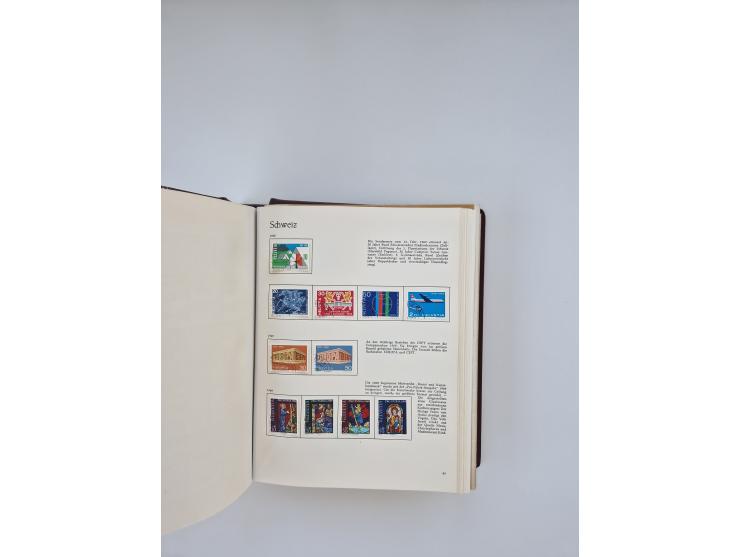 1850/1990, meist gestempelte und teils postfrische Sammlung ab Strubel und Helvetia, dabei u.a. Bl. 2 gestempelt, Bl. 5 postf