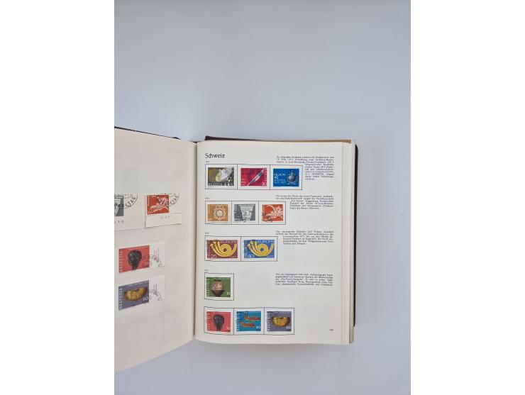 1850/1990, meist gestempelte und teils postfrische Sammlung ab Strubel und Helvetia, dabei u.a. Bl. 2 gestempelt, Bl. 5 postf