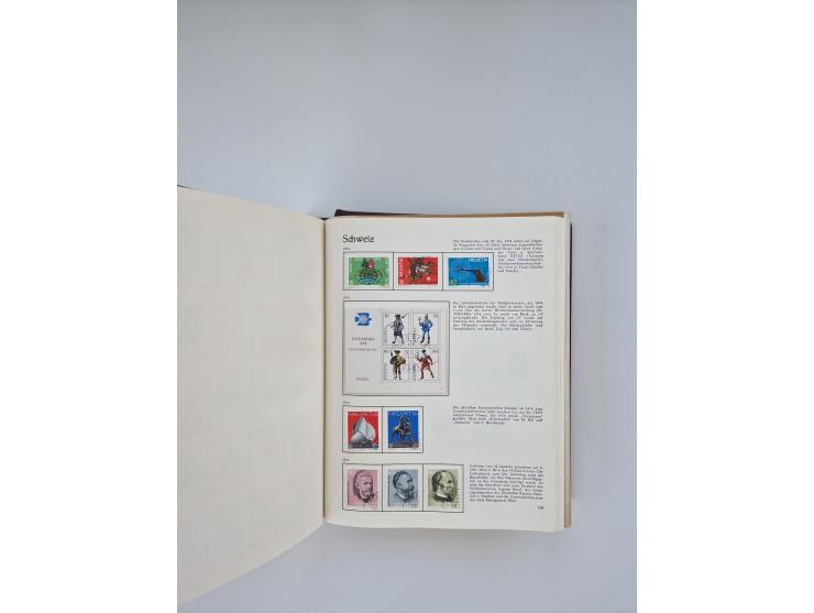 1850/1990, meist gestempelte und teils postfrische Sammlung ab Strubel und Helvetia, dabei u.a. Bl. 2 gestempelt, Bl. 5 postf