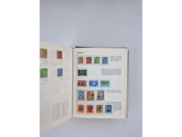 1850/1990, meist gestempelte und teils postfrische Sammlung ab Strubel und Helvetia, dabei u.a. Bl. 2 gestempelt, Bl. 5 postf