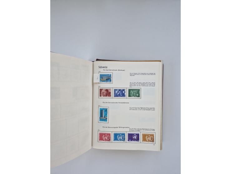 1850/1990, meist gestempelte und teils postfrische Sammlung ab Strubel und Helvetia, dabei u.a. Bl. 2 gestempelt, Bl. 5 postf