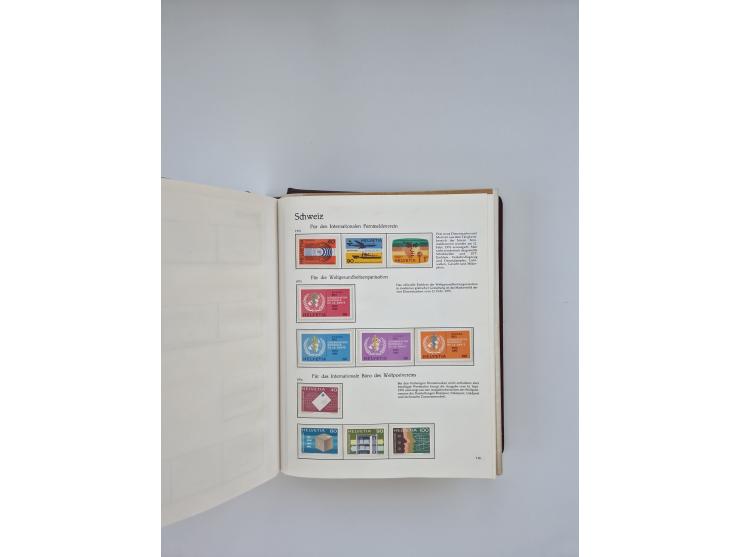 1850/1990, meist gestempelte und teils postfrische Sammlung ab Strubel und Helvetia, dabei u.a. Bl. 2 gestempelt, Bl. 5 postf