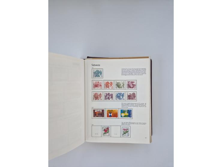 1850/1990, meist gestempelte und teils postfrische Sammlung ab Strubel und Helvetia, dabei u.a. Bl. 2 gestempelt, Bl. 5 postf