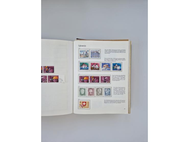 1850/1990, meist gestempelte und teils postfrische Sammlung ab Strubel und Helvetia, dabei u.a. Bl. 2 gestempelt, Bl. 5 postf