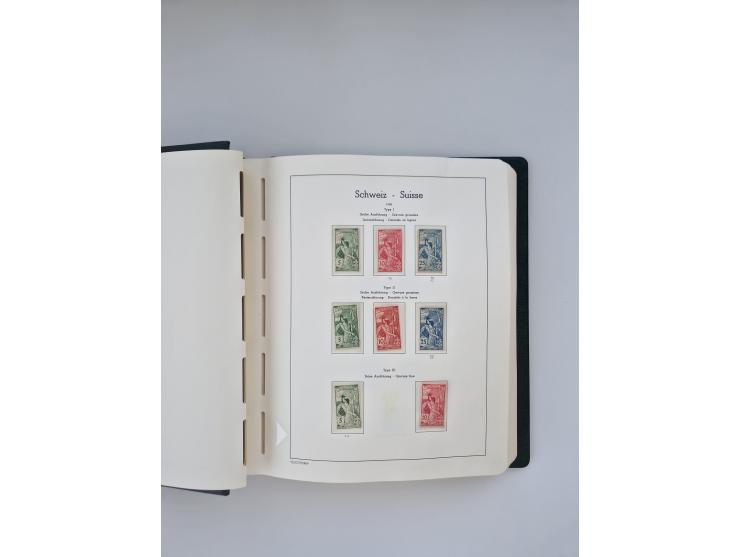 1850/1990, meist gestempelte und teils postfrische Sammlung ab Strubel und Helvetia, dabei u.a. Bl. 2 gestempelt, Bl. 5 postf