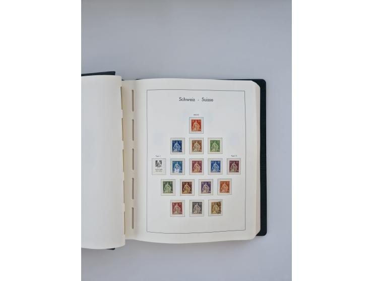 1850/1990, meist gestempelte und teils postfrische Sammlung ab Strubel und Helvetia, dabei u.a. Bl. 2 gestempelt, Bl. 5 postf