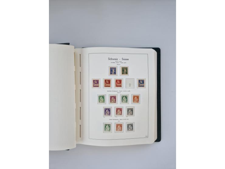 1850/1990, meist gestempelte und teils postfrische Sammlung ab Strubel und Helvetia, dabei u.a. Bl. 2 gestempelt, Bl. 5 postf