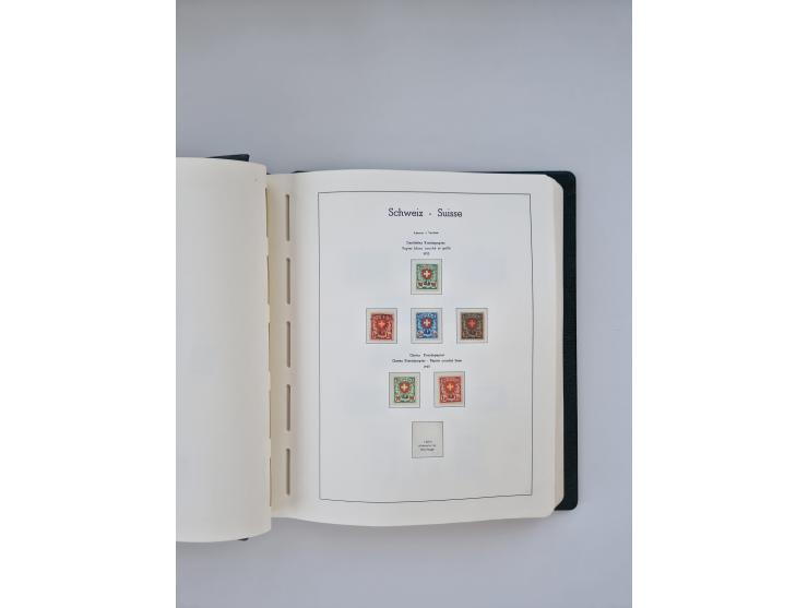 1850/1990, meist gestempelte und teils postfrische Sammlung ab Strubel und Helvetia, dabei u.a. Bl. 2 gestempelt, Bl. 5 postf