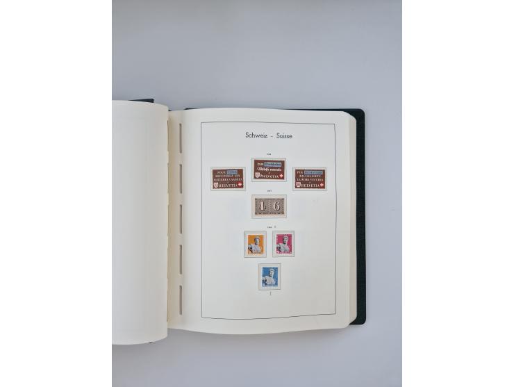1850/1990, meist gestempelte und teils postfrische Sammlung ab Strubel und Helvetia, dabei u.a. Bl. 2 gestempelt, Bl. 5 postf