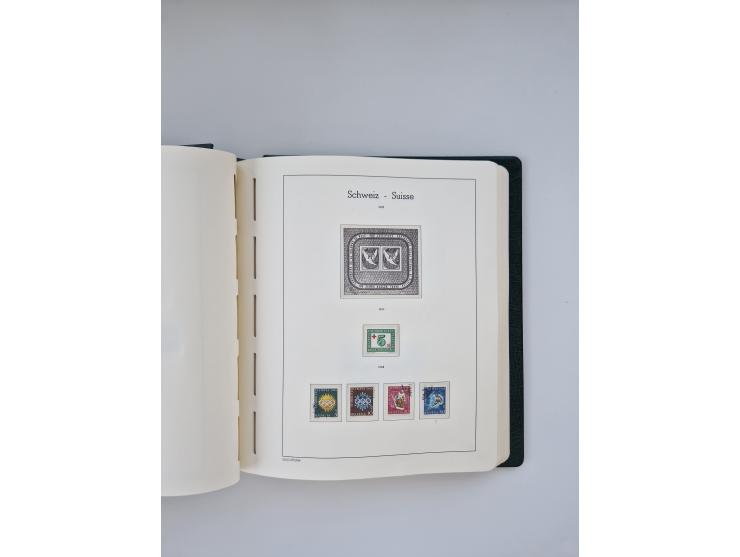 1850/1990, meist gestempelte und teils postfrische Sammlung ab Strubel und Helvetia, dabei u.a. Bl. 2 gestempelt, Bl. 5 postf